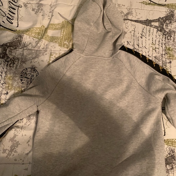 Grey Kappa Zip Up Hoodie - Picture 4 of 4